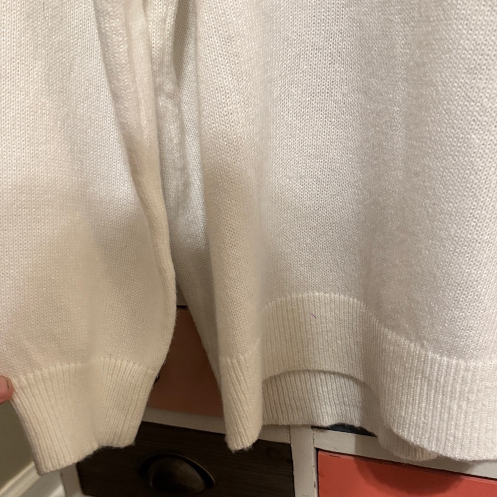 Festive White Sweater with Colorful Design— “Merry & Bright” - Picture 6 of 10